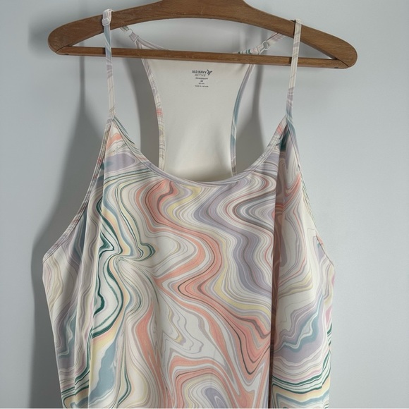 Old Navy Sleeveless PowerSoft Performance Racer-Back Mini Swing Dress - Picture 4 of 10